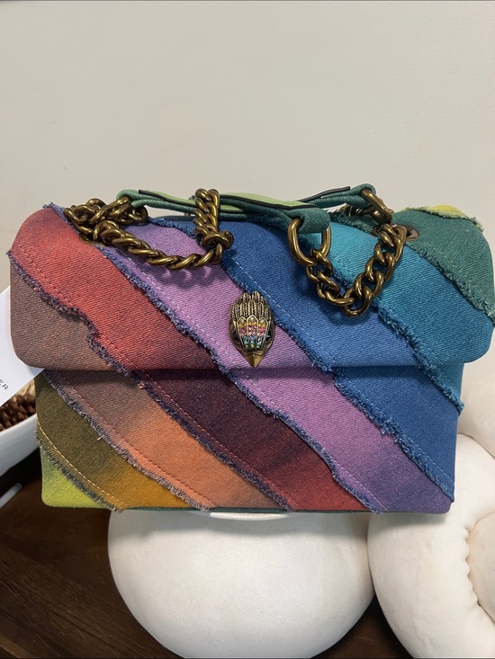 Kurt Geiger Handbags - NWT Kurt Geiger Kensington Rainbow Denim Shoulder Bag